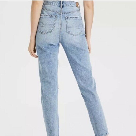 American Eagle Highest Rise Mom Jeans Size 00 - Picture 3 of 12